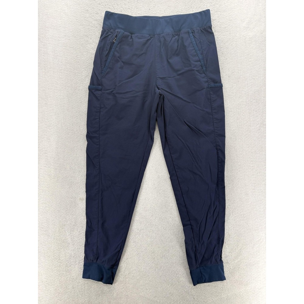 Columbia Leslie Falls Jogger Pants Womens M Blue Stretch Casual Performance Camp